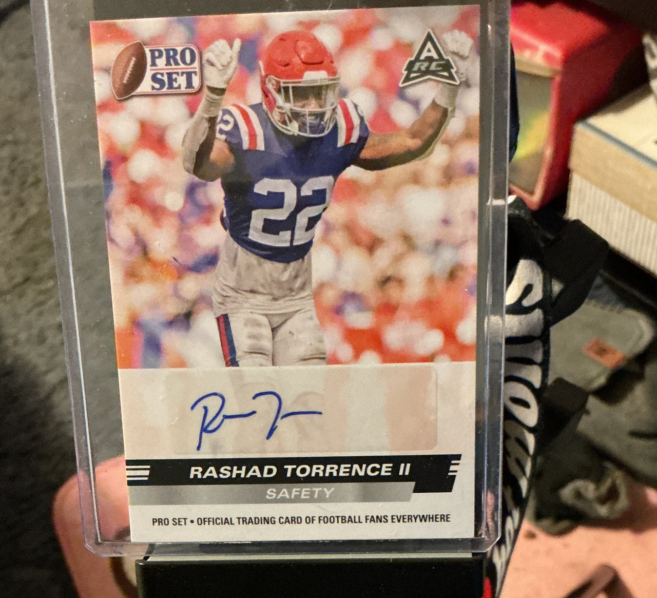 2023 Pro Set Rashad Torrence II Autograph Rookie Card
