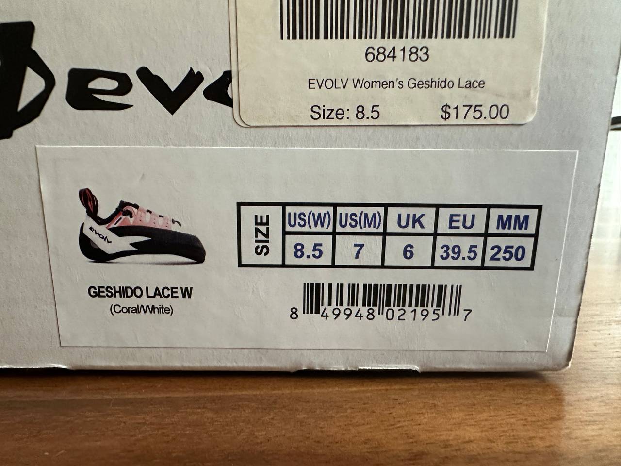 Women's Climbing Shoes Size 8.5