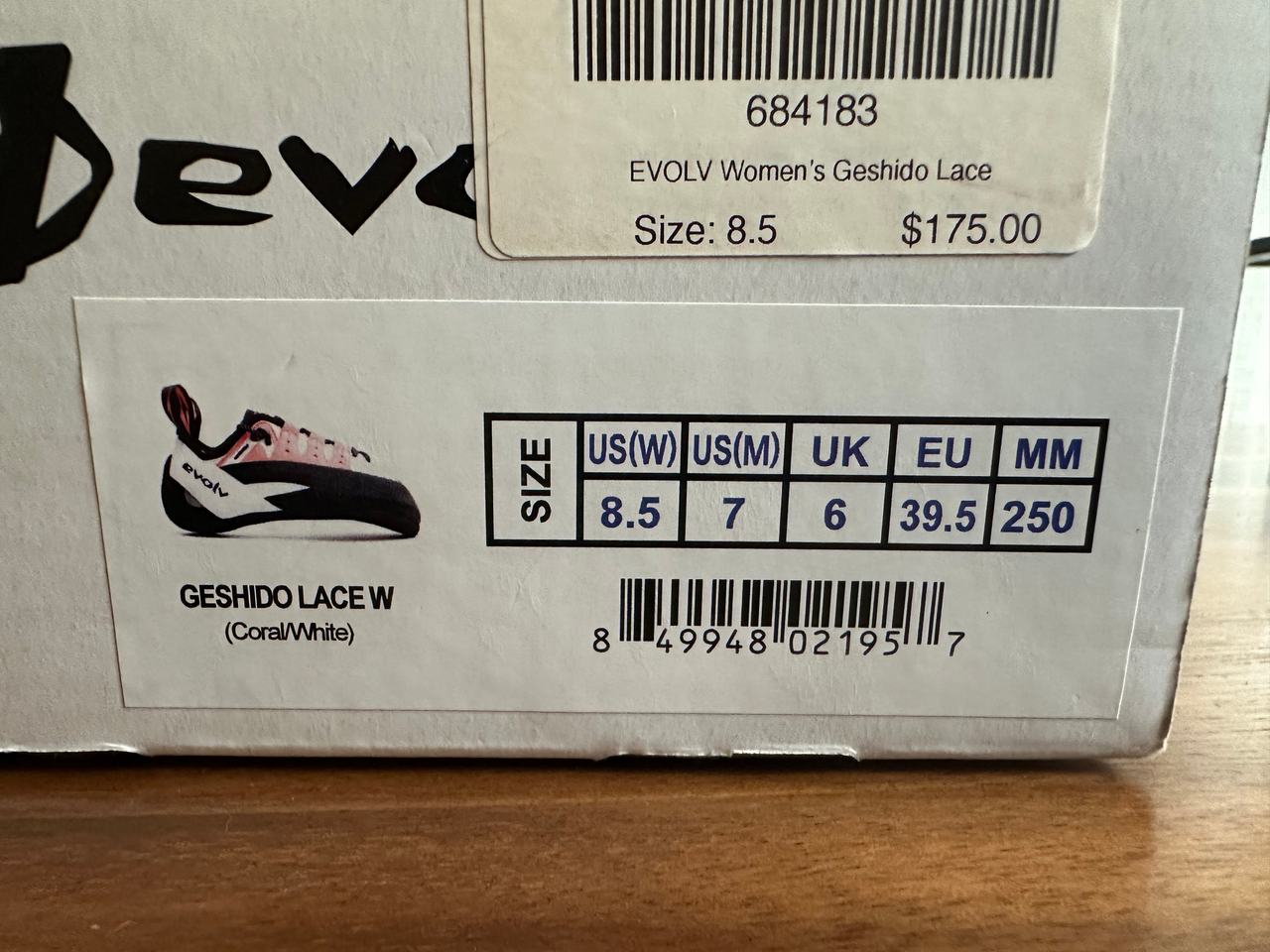 Women's Climbing Shoes Size 8.5