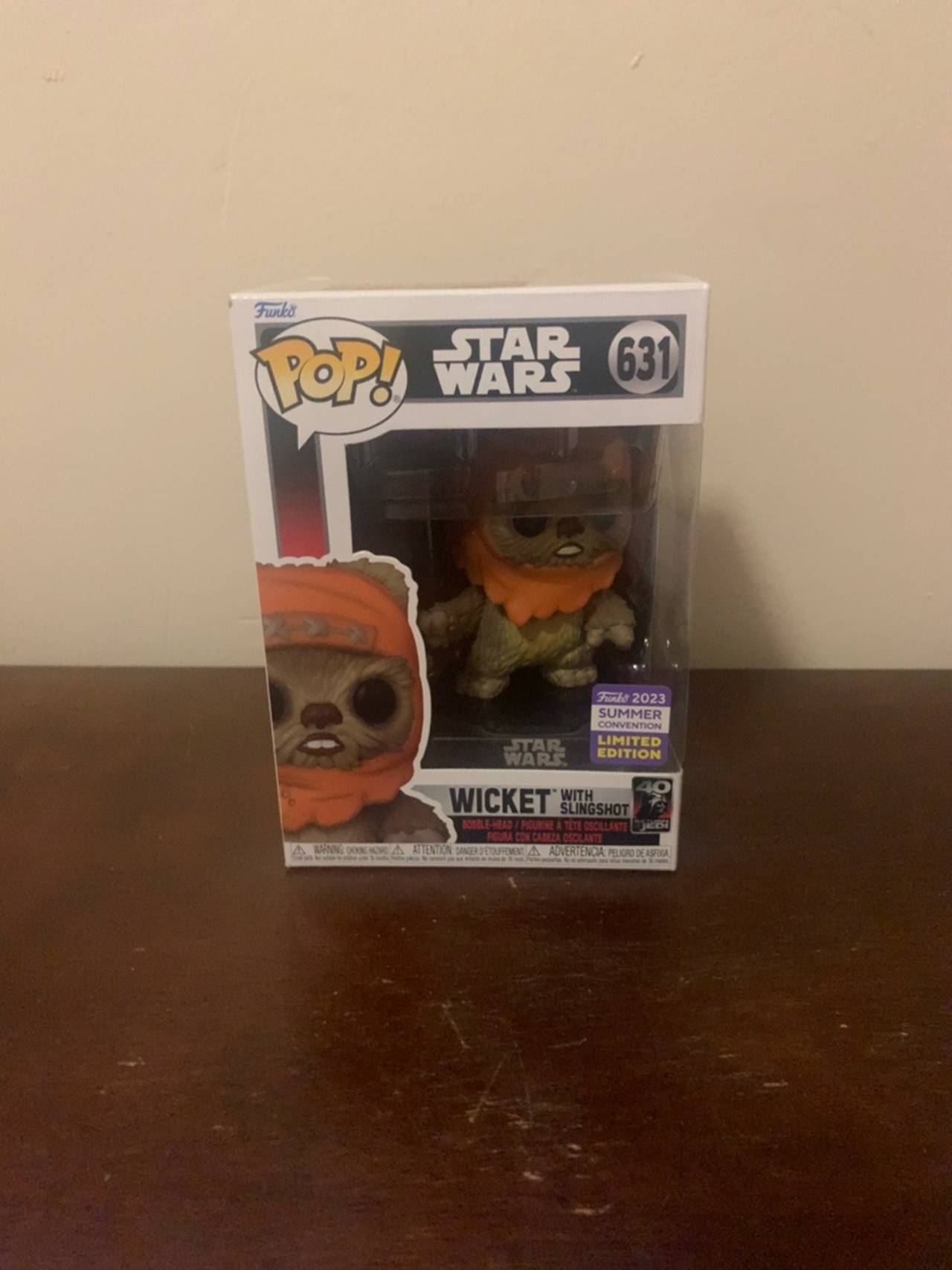 Funko Pop! Star Wars Wicket with Slingshot