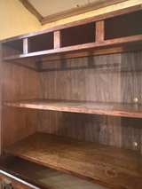 Vintage Campaign Style Hutch Cabinet-set of 2 - Image 3