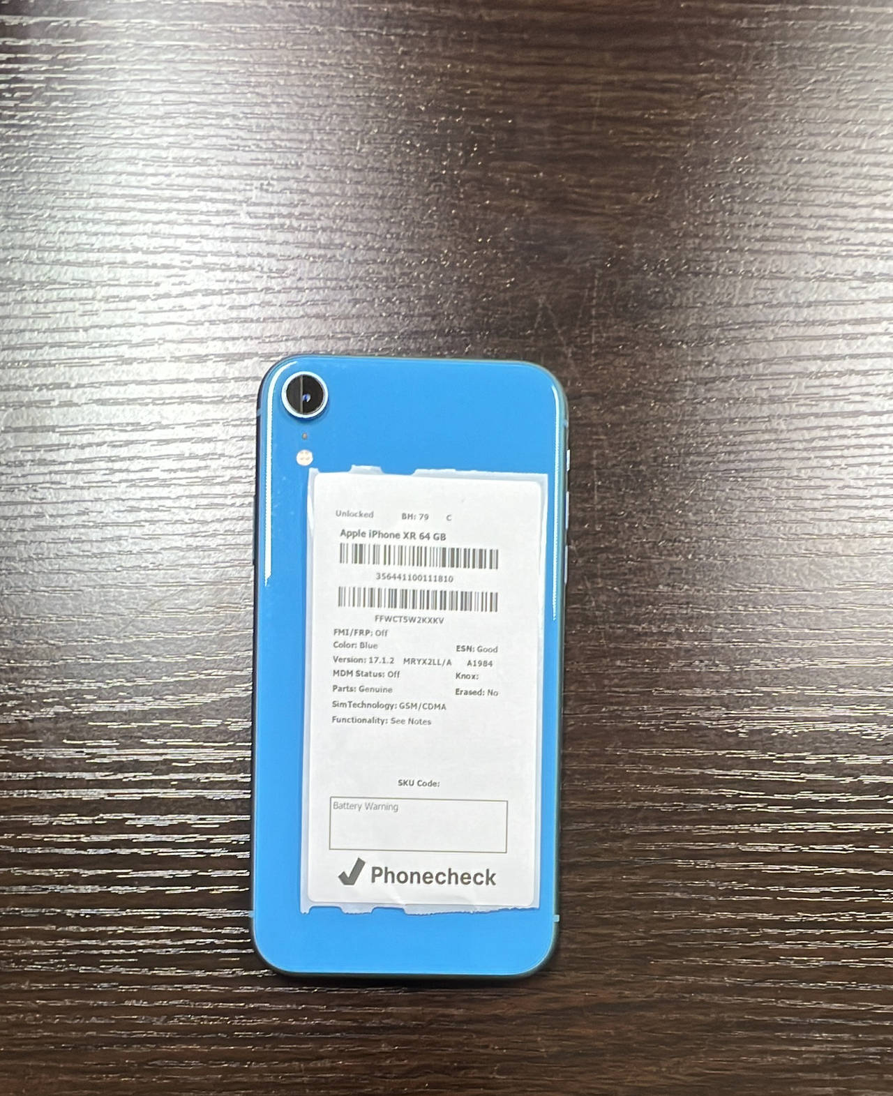 Apple iPhone XR 64GB Blue
