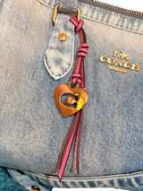Coach Denim Rowan Satchel Crossbody NWOT - Image 2