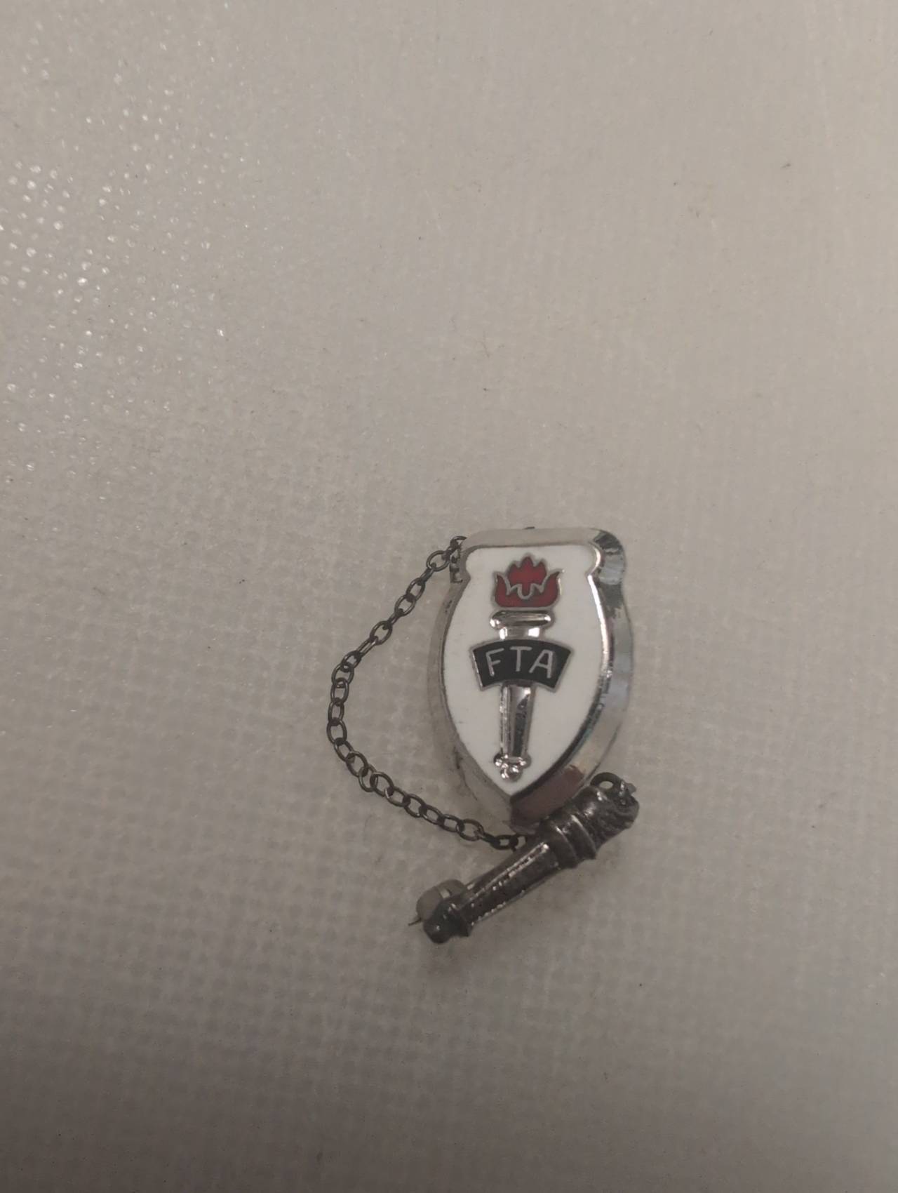 Vintage Future Teachers of America (FTA) Pin with Gavel Guard