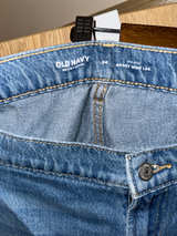 Old Navy Drapey Denim Baggy Wide Leg Jeans - Image 1