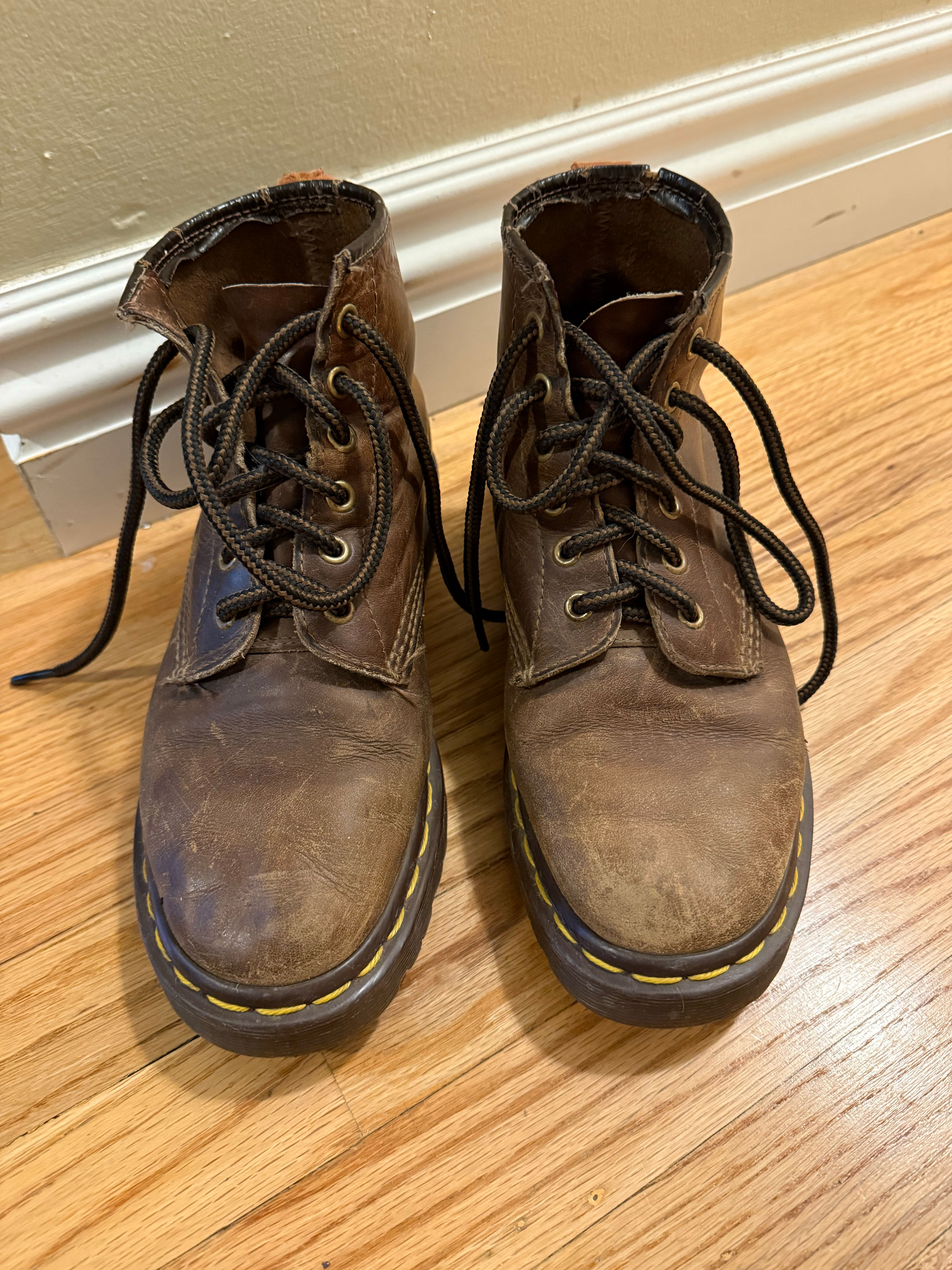 Dr. Martens brown Leather Boots size 7
