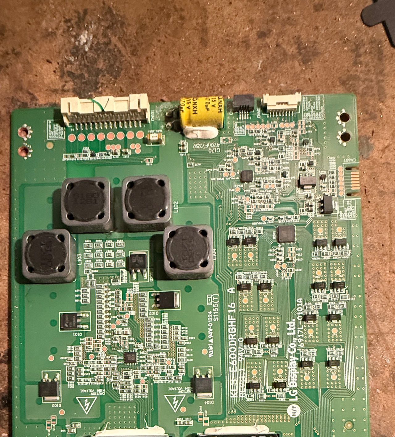 LG KLS-E600DRGHF16 A LED Backlight Driver Board