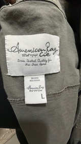 American Rag Military Olive Green Jacket - Image 2
