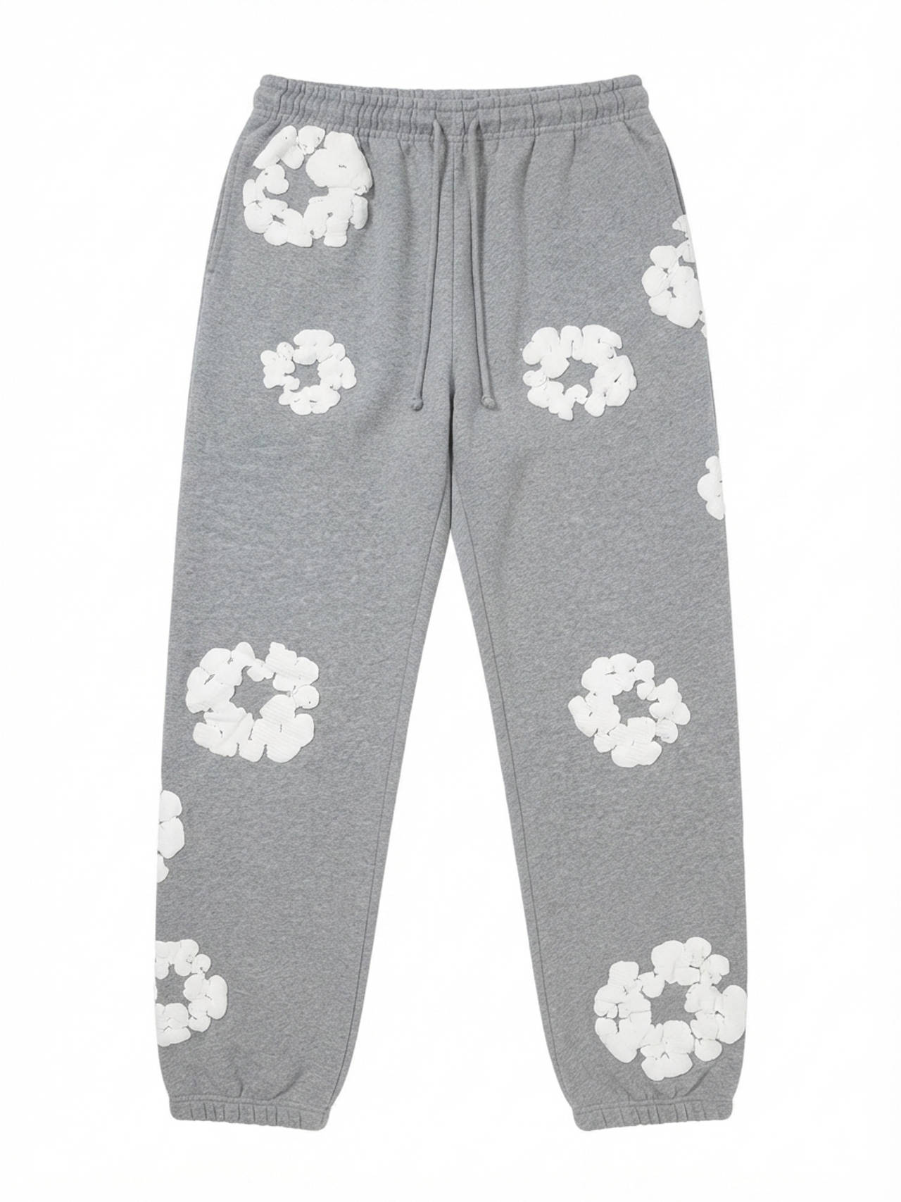 Denim Tears Cotton Wreath Sweatpants Heather Grey