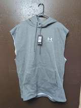 Under Armour Men's Rival Fleece Sleeveless Hoodie - Image 2