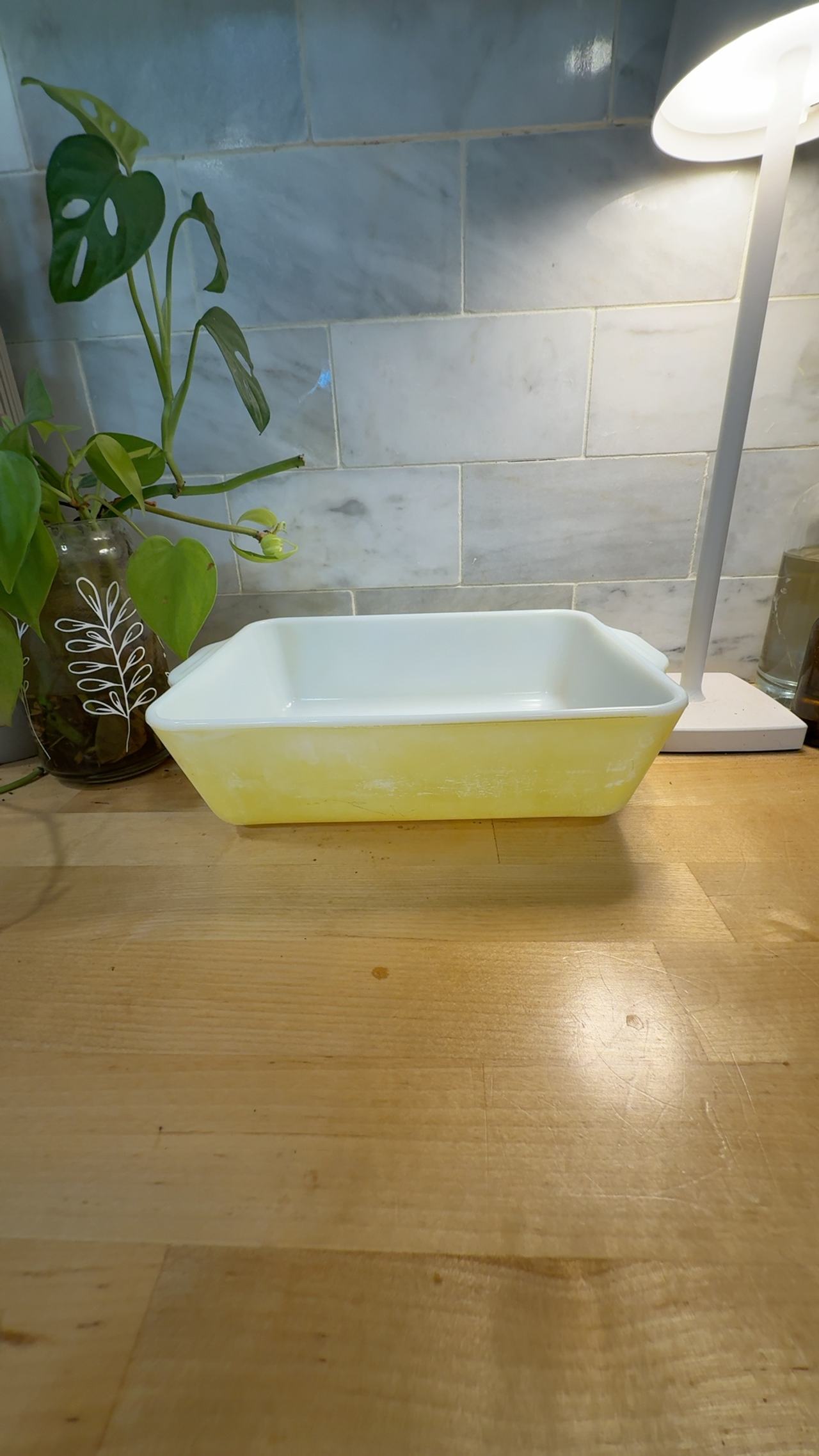 Pyrex 503 Yellow 1.5-Qt Baking Dish