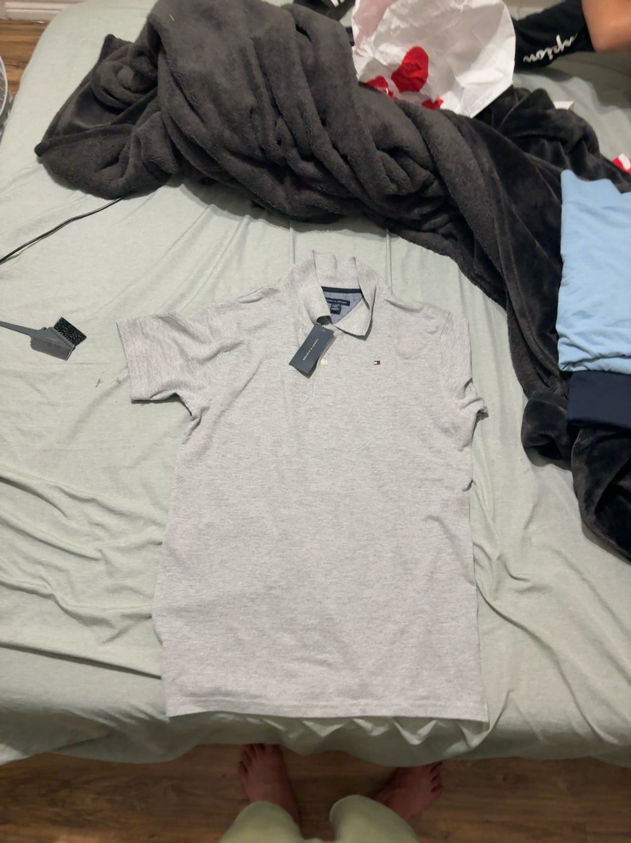 Tommy Hilfiger Gray Polo Shirt
