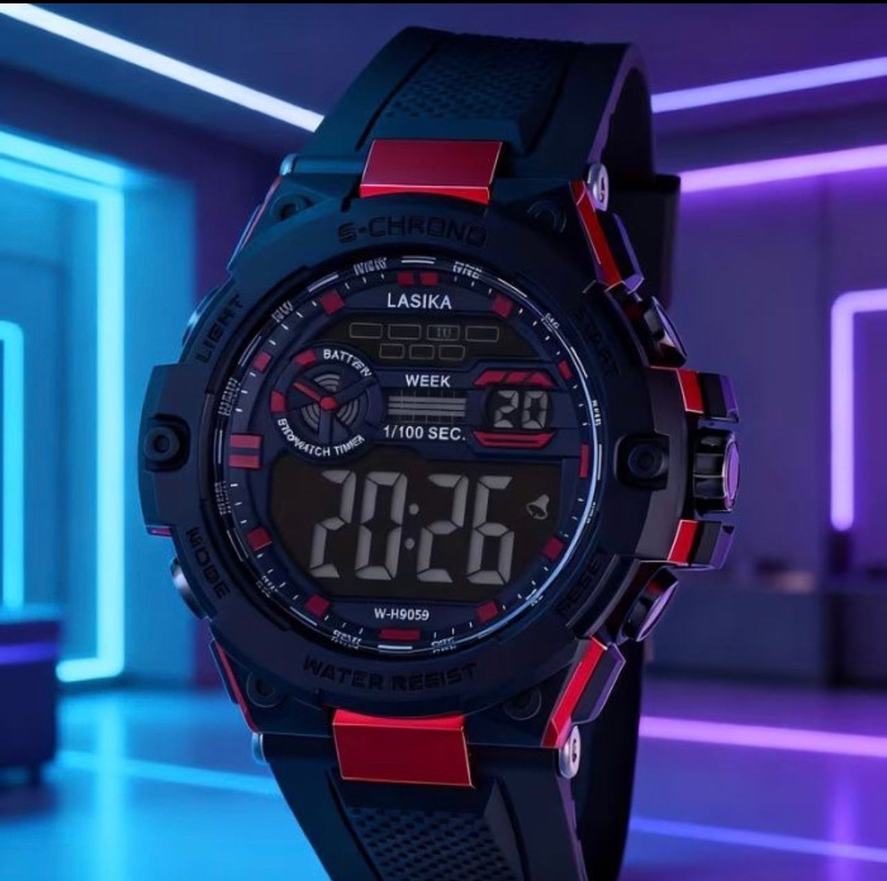 Youth Lasika W-H9059 Digital Sport Watch Inv# 3039
