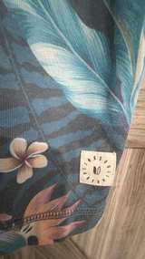 Linksoul Men's Tropical Print Polo Shirt Size Large - Image 3