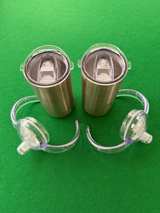 12oz Stainless Steel Kids Sippy Cup Tumbler with Interchangeable Lids - Image 4