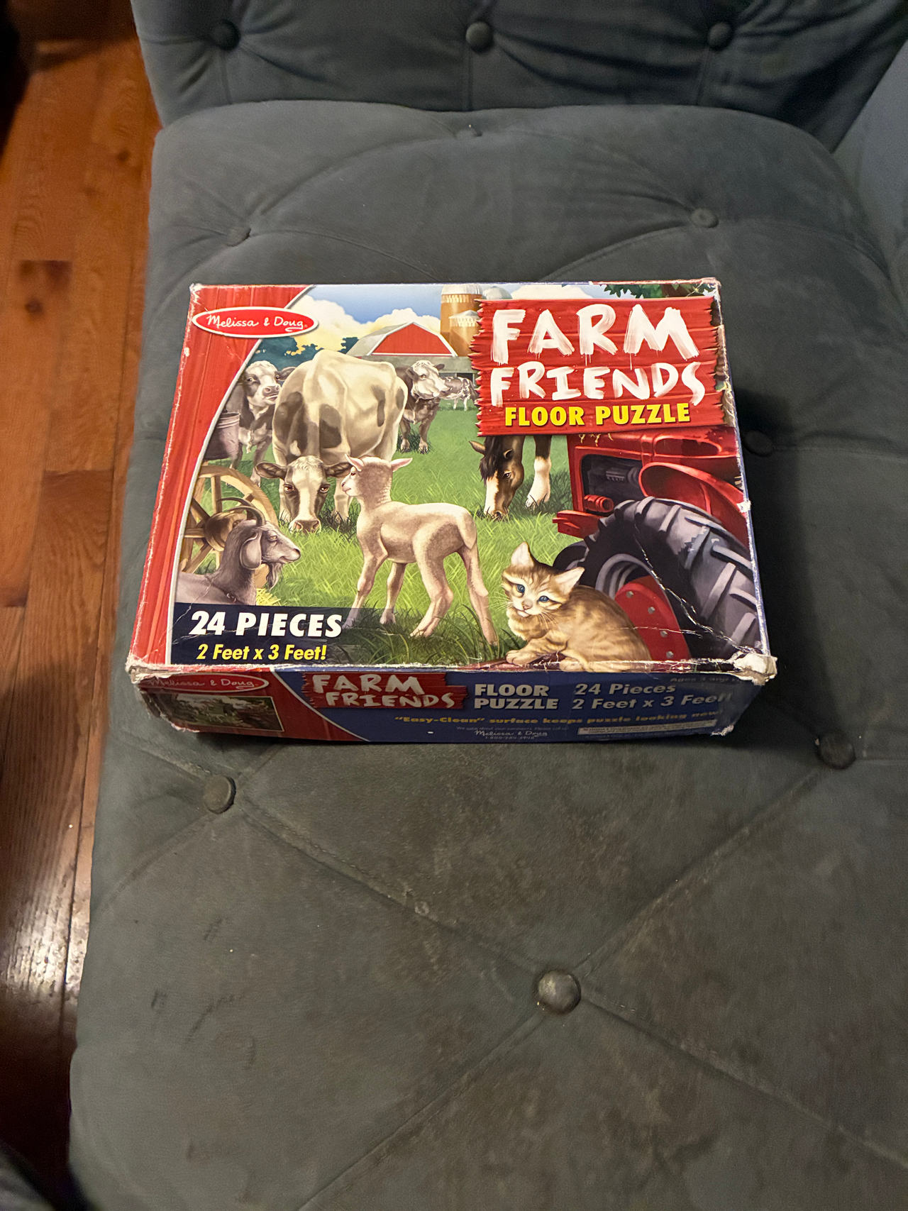 Melissa & Doug Farm Friends Floor Puzzle (24 Pieces)