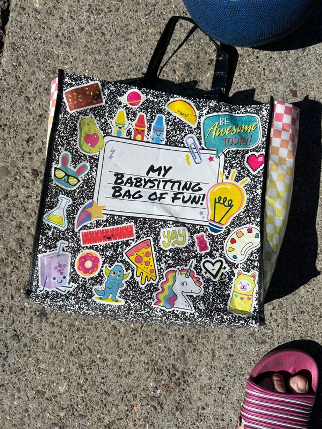 Babysitting Bag of Fun Tote