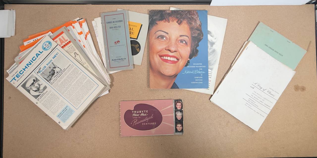 Vintage Trubyte Dental Literature and Manuals Lot