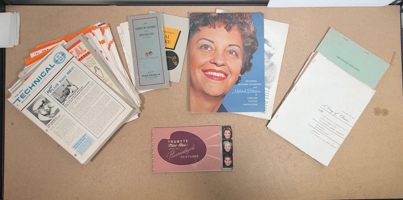 Vintage Trubyte Dental Literature and Manuals Lot