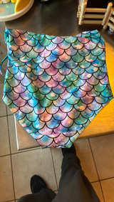 Girls Mermaid Scale One Piece Swimsuit - Image 2