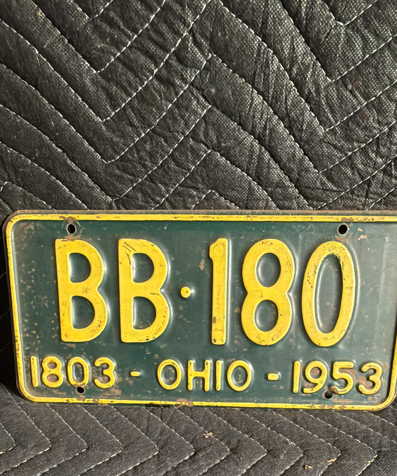 1953 Ohio Sesquicentennial License Plate