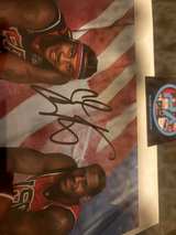 LeBron James & Allen Iverson Dual Signed Team USA Framed Photo - Image 3