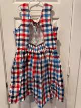 Cat & Jack Girls' Red White and Blue Plaid Dress - Image 4