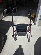 Drive Medical 4-Wheel Rollator Walker with Seat - Image 4