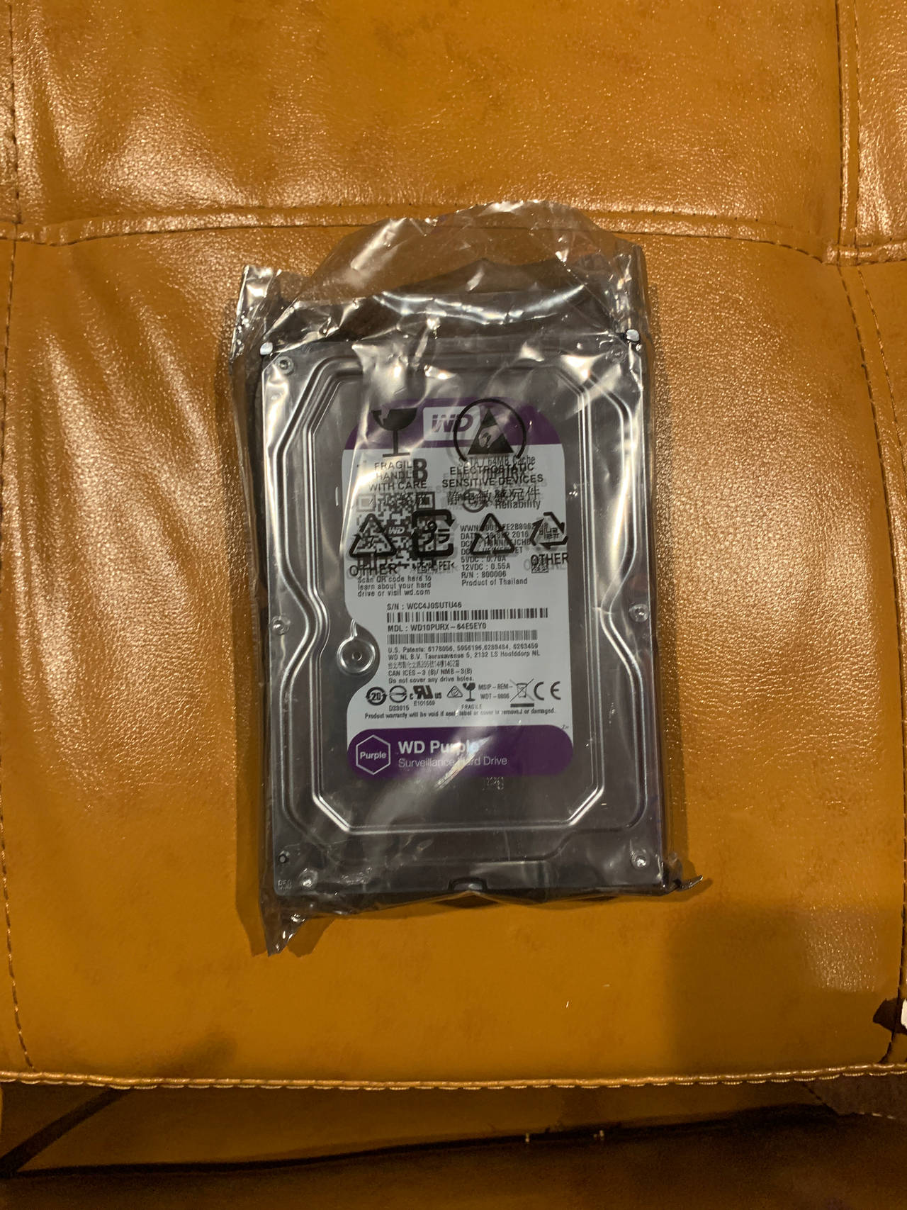 WD Purple Surveillance Hard Drive