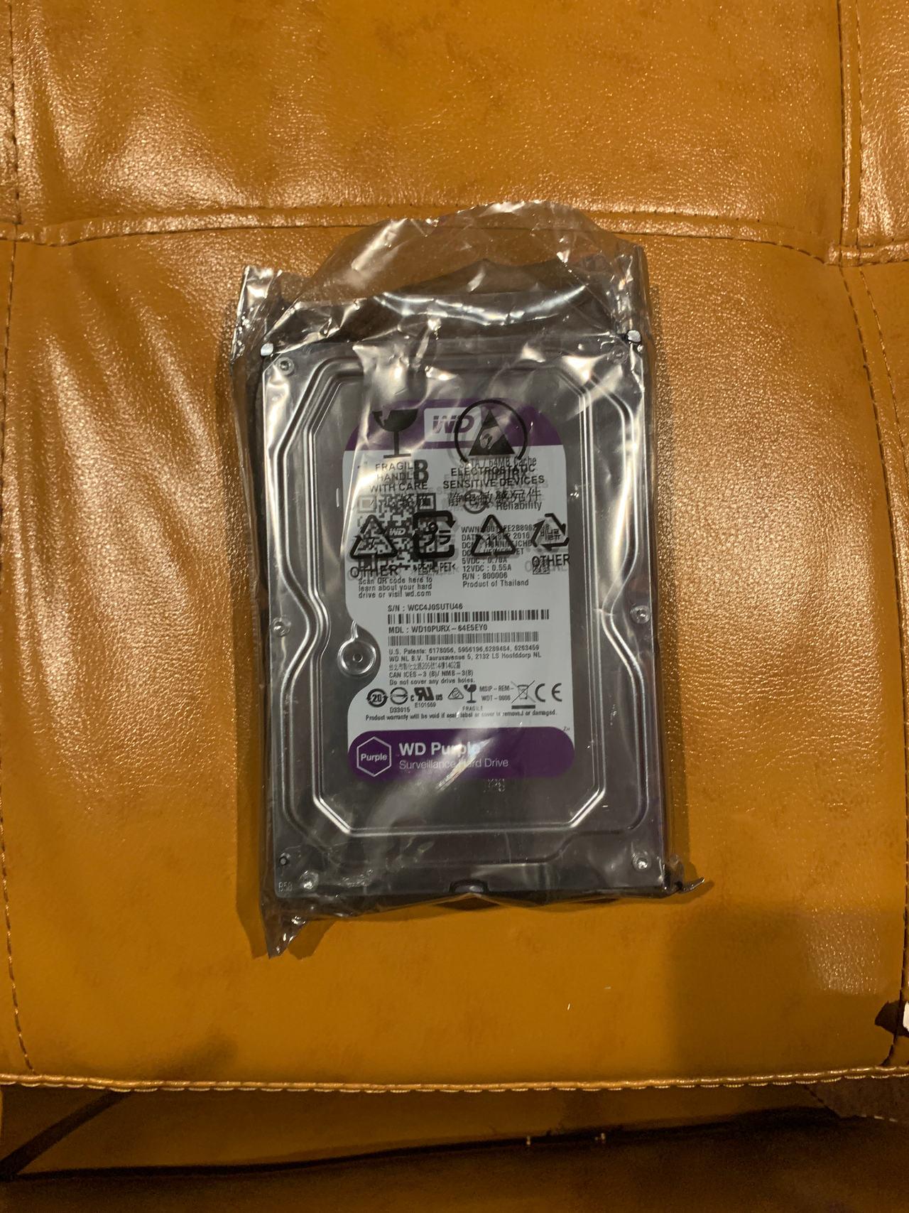WD Purple Surveillance Hard Drive