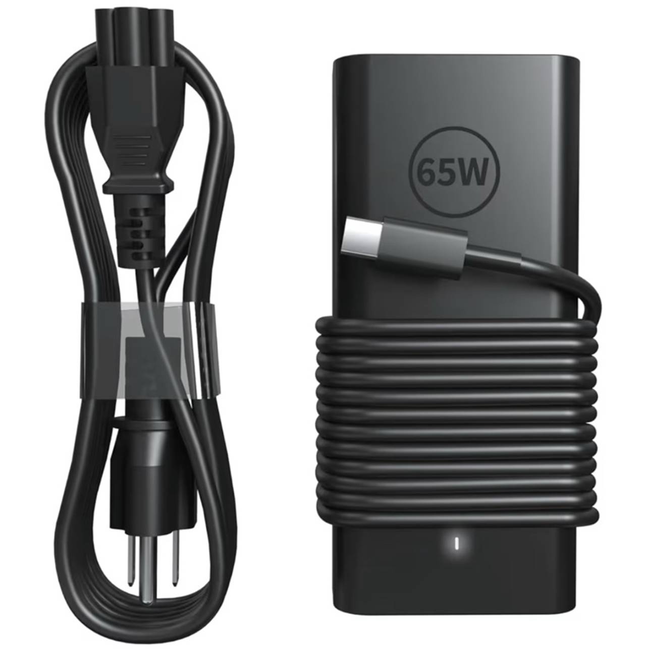 Dell 65W USB-C Laptop Charger (Black) 60W 65W USB Type C Power Adapter