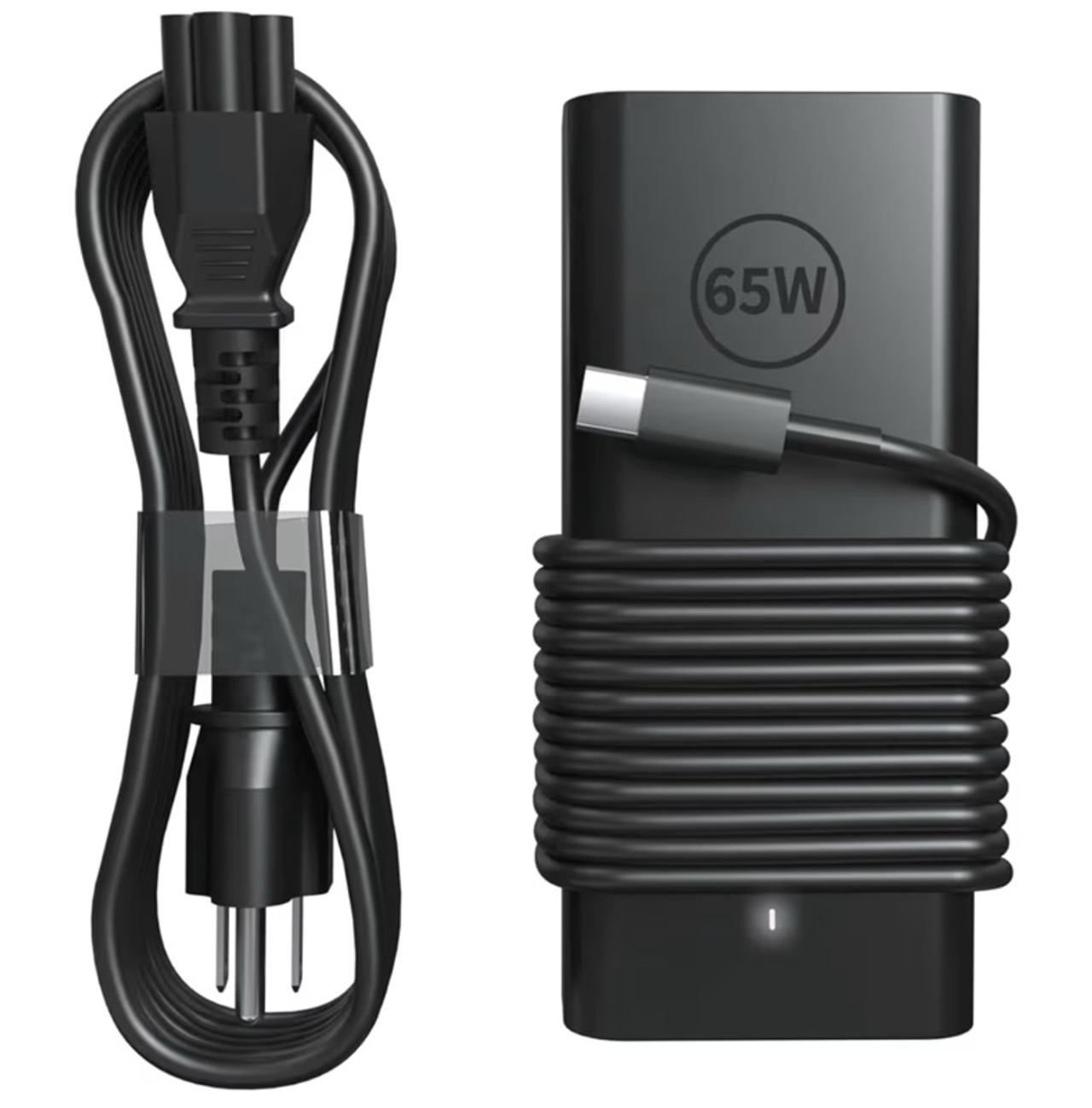 Dell 65W USB-C Laptop Charger (Black) 60W 65W USB Type C Power Adapter