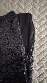 White House Black Market Black Sequin Leggings - Image 3
