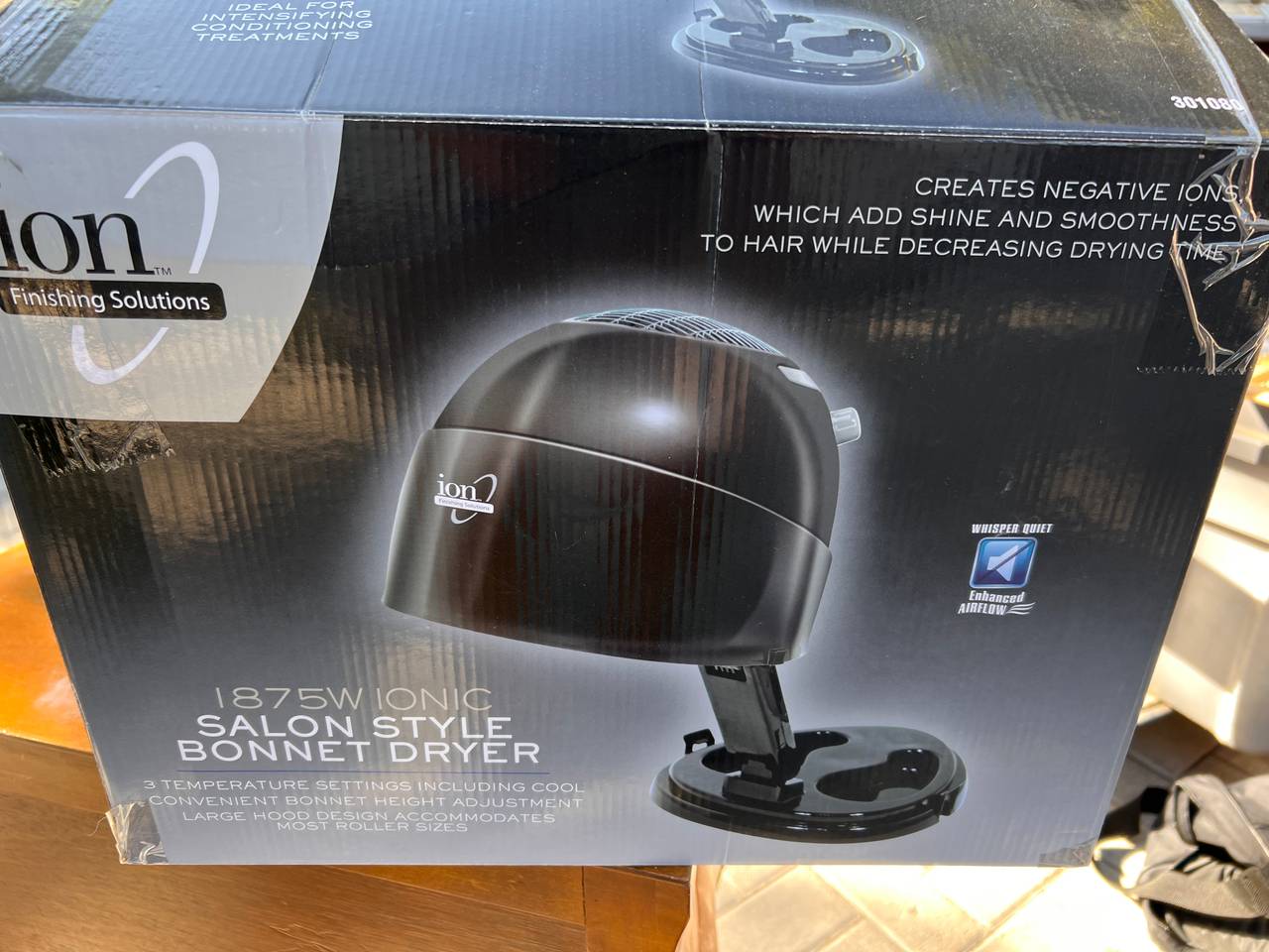 Ion 1875W Ionic Salon Style Bonnet Dryer