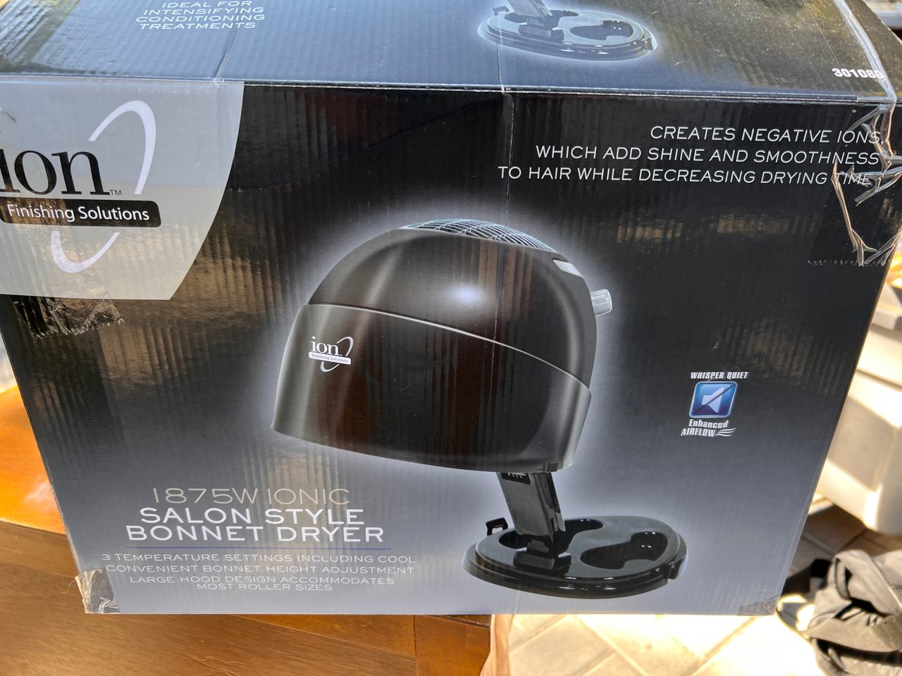 Ion 1875W Ionic Salon Style Bonnet Dryer