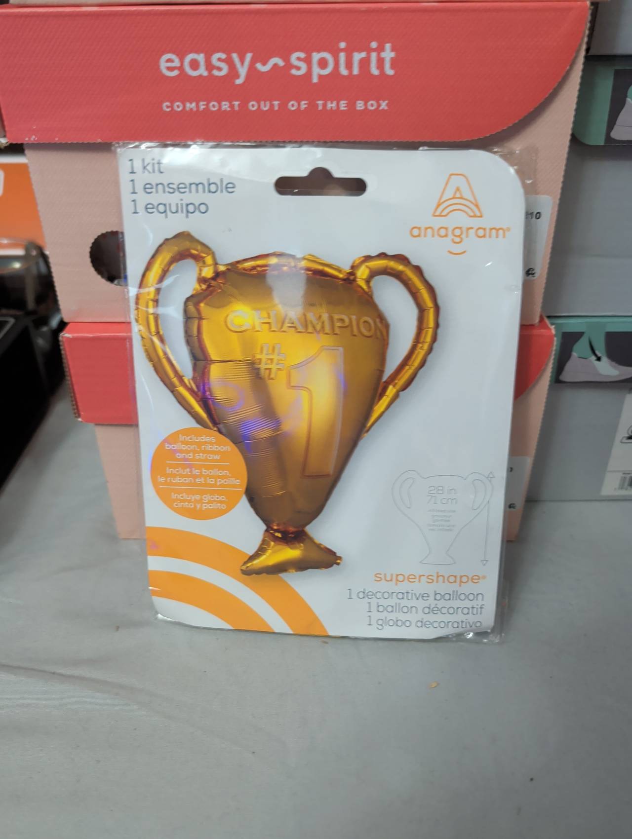 Anagram Champion Trophy Supershape Balloon