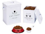 MERAKI Home Farmhouse Cat Food and Treats Containers + Feed Scoop - Image 2