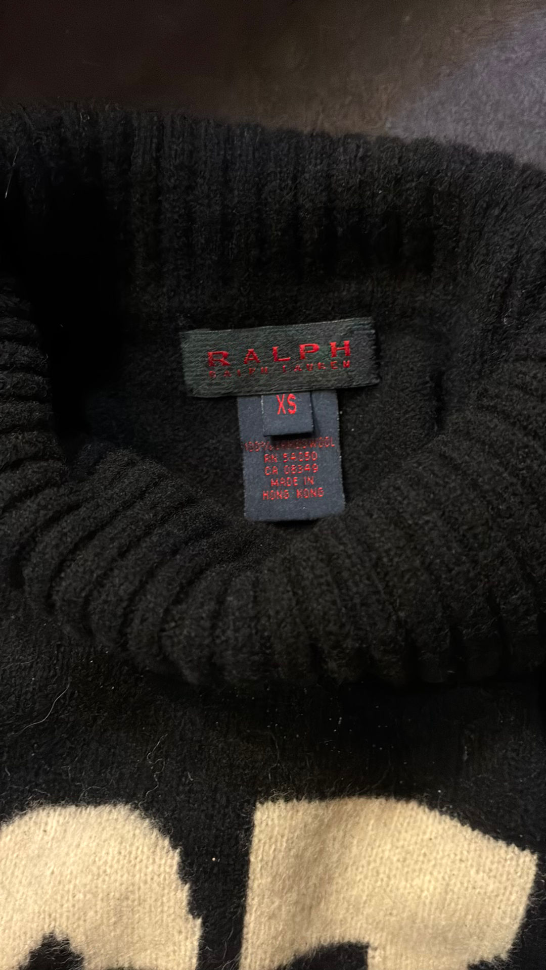 Polo Ralph Lauren The Iconic 1967 Chunky-Knit Letterman Sweater Black