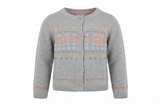 Carter's Girls' Grey Cardigan sz 18 Months - Image 2