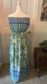 Newberry Custom Strapless Paisley Maxi Dress - Image 4