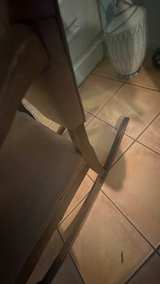 Vintage Upholstered Wooden Rocking Chair - Image 3