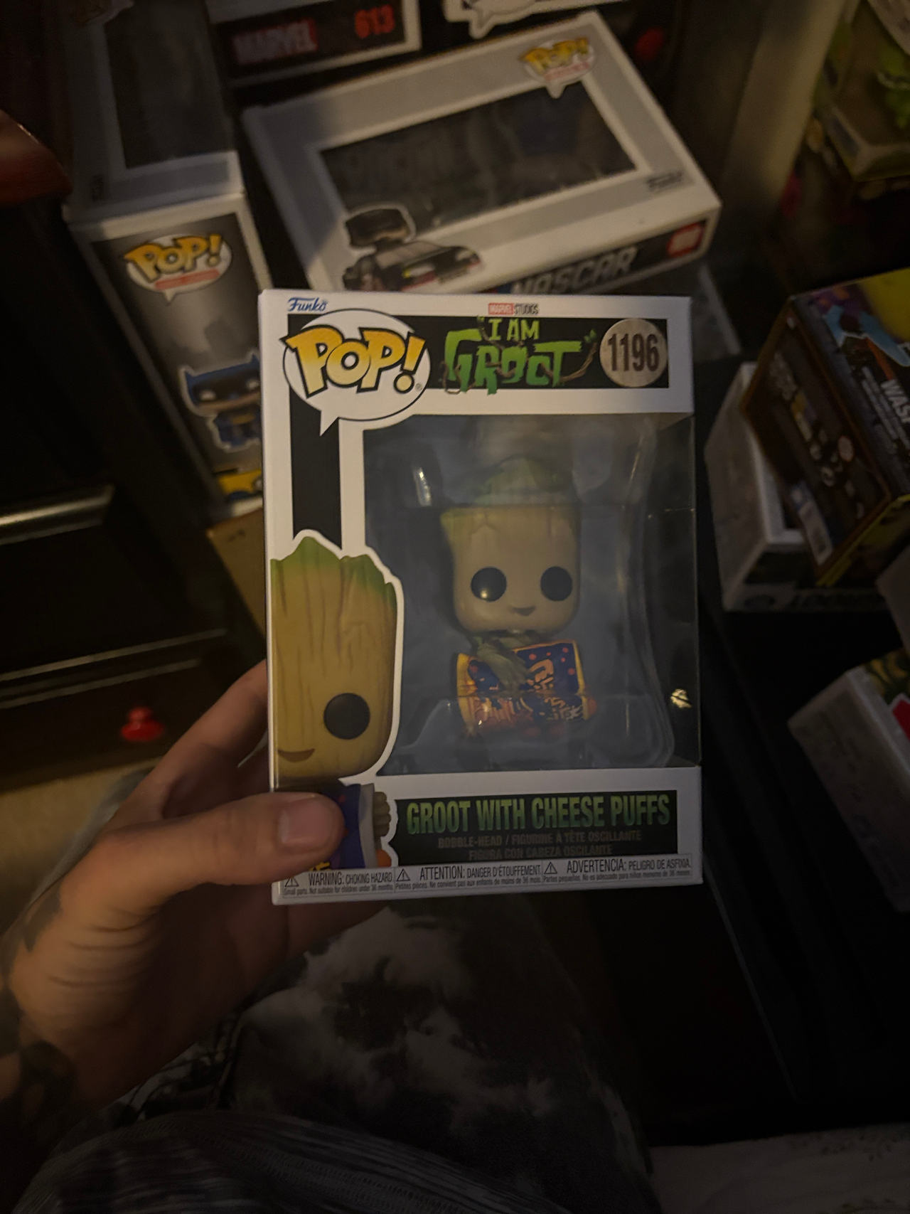 Funko Pop! Groot with Cheese Puffs