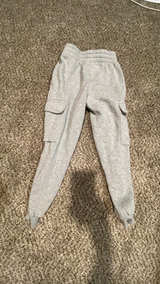 Small Gray Nike Sportswear Club Fleece Cargo Pants - Image 2