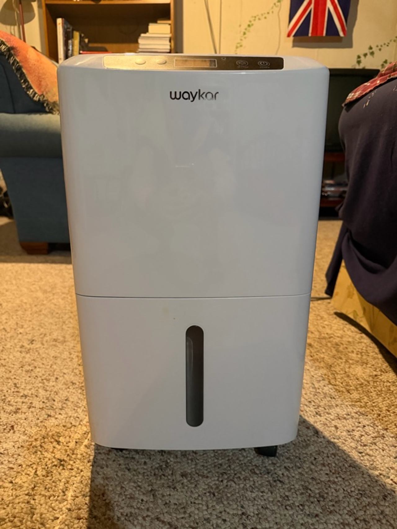 Waykar 34 Pint Energy Star Dehumidifier for Home and Basements (up to 2k Sq. Ft)