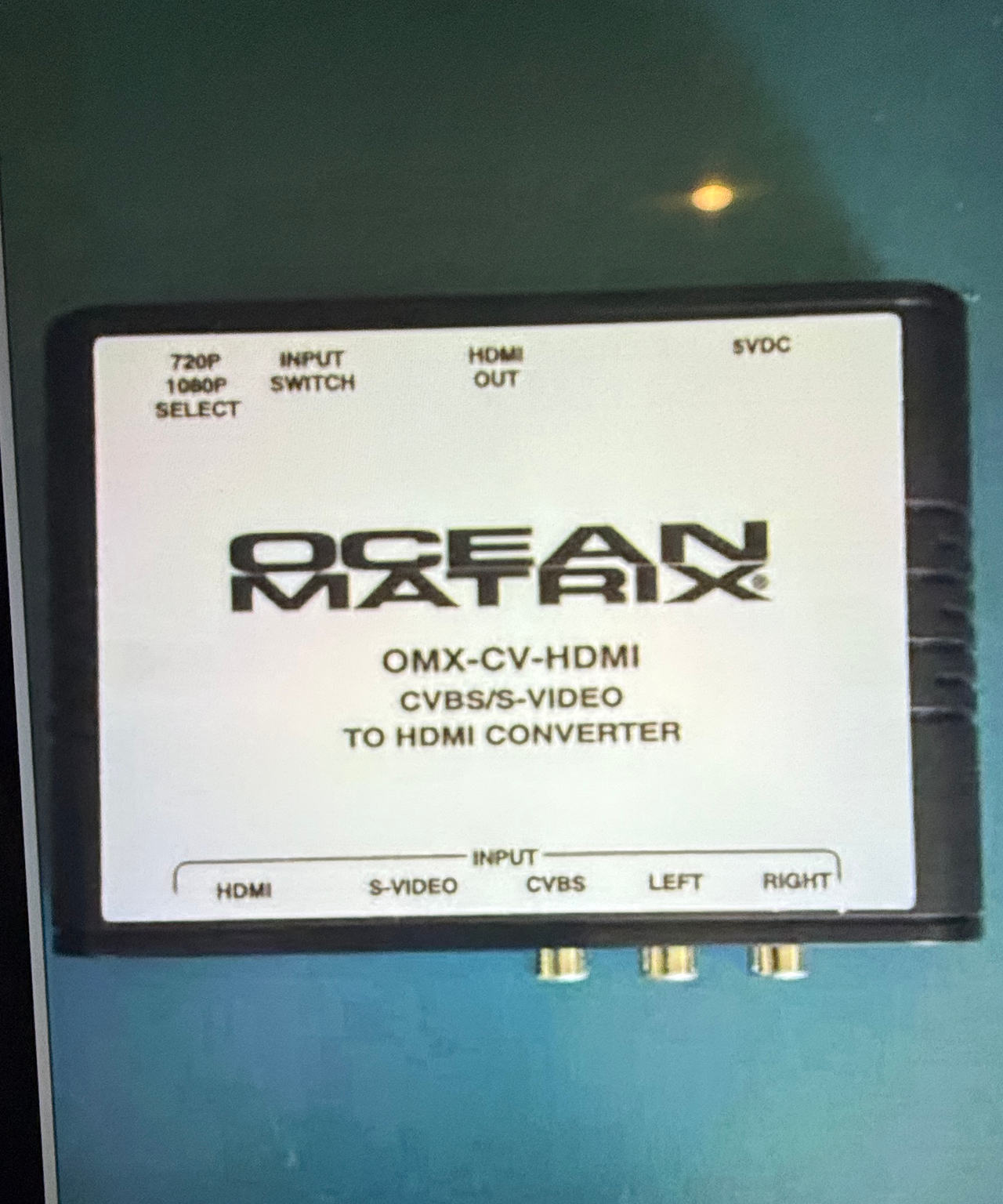 Ocean Matrix OMX-CV-HDMI CVBS/S-Video to HDMI Converter