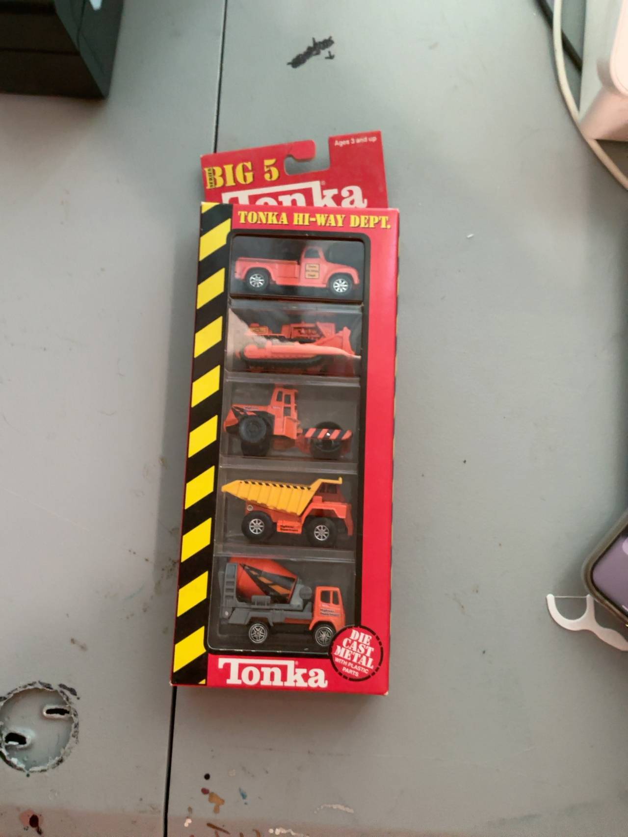 Tonka Yellow Dump Truck Series 1 Diecast