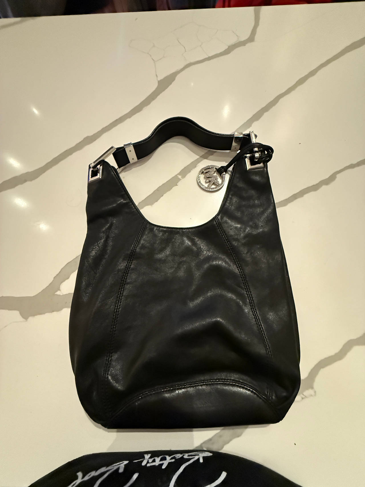 Michael Kors Leather Hobo Bag