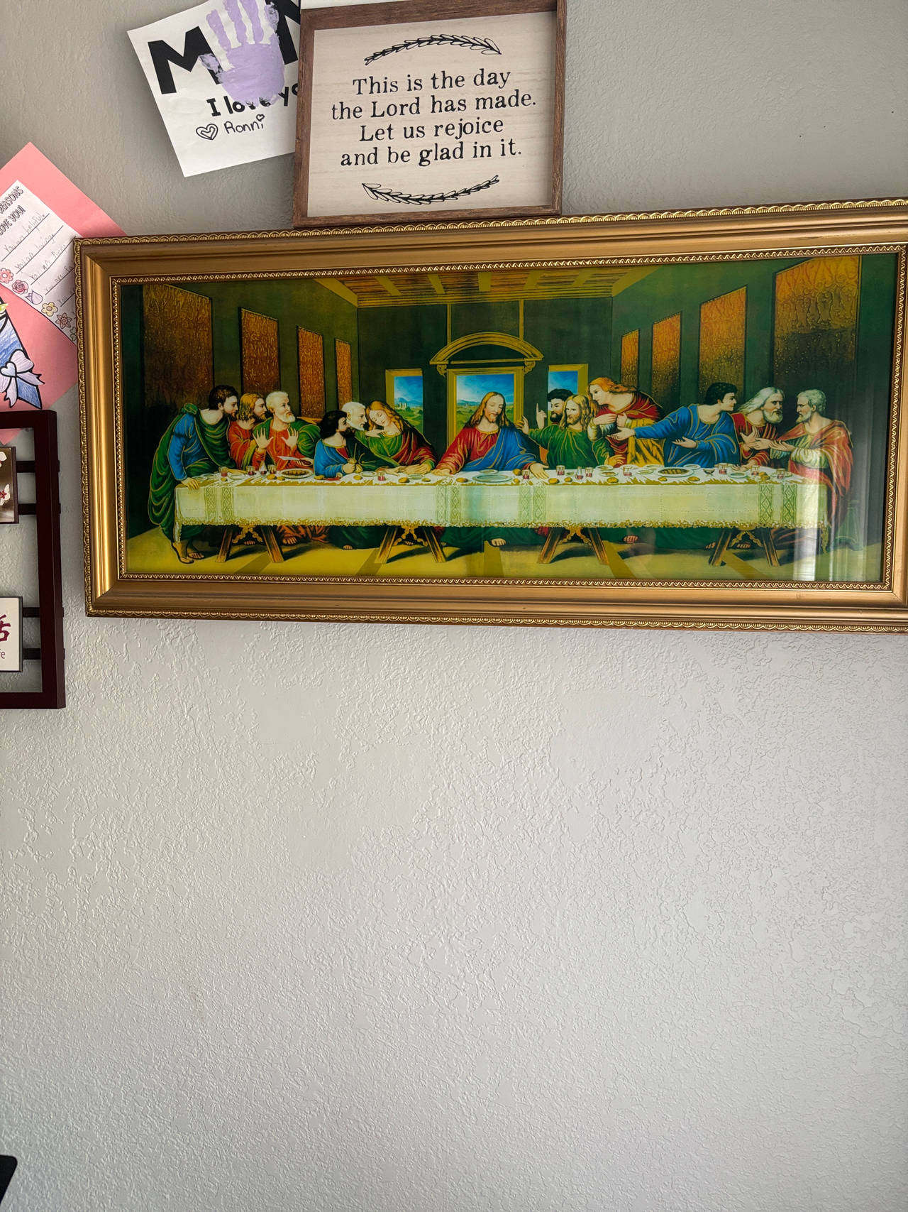 The Last Supper framed print