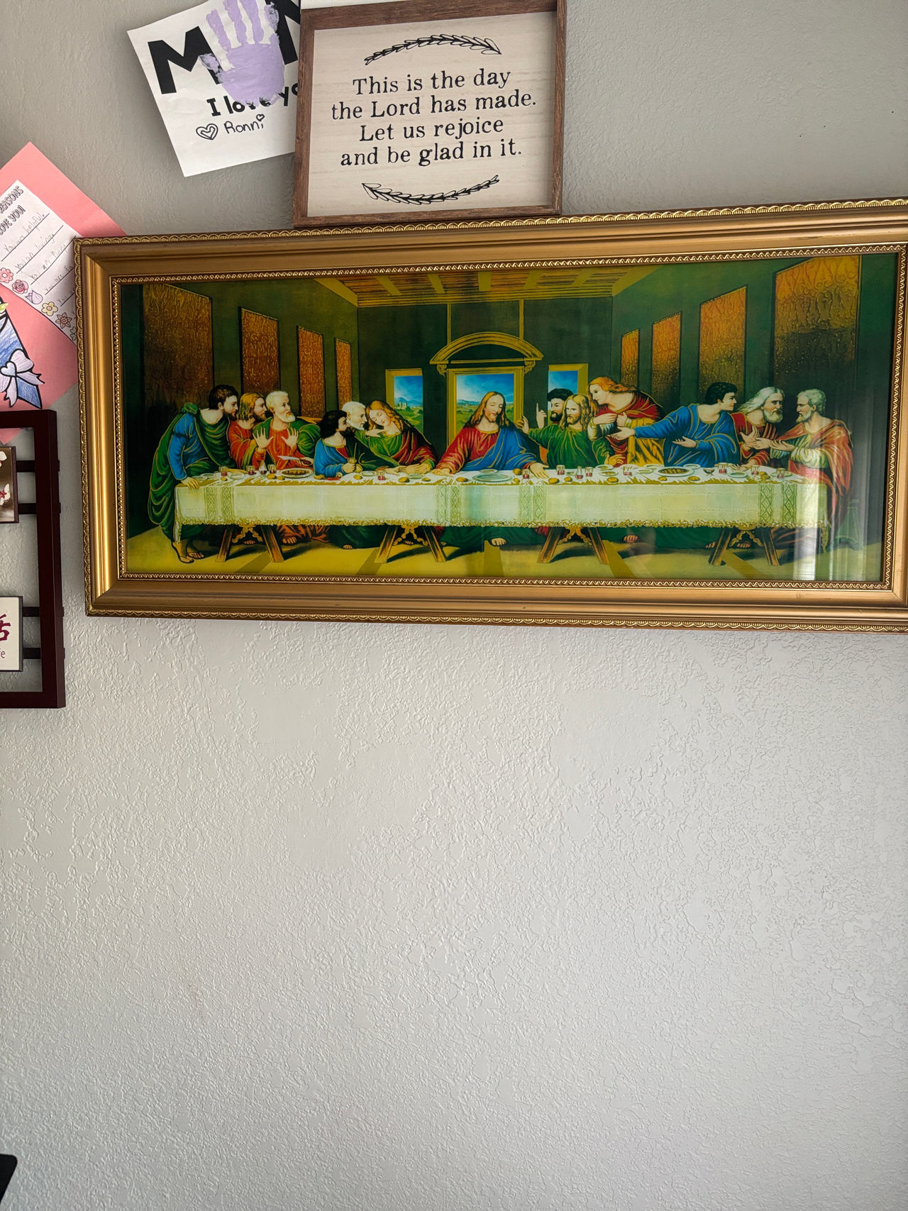 The Last Supper framed print