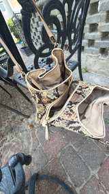Coach Python Print Leather Hobo Bag - Image 6